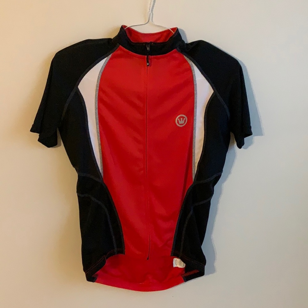 Canari Bike Shirt (Size: Medium, red/black/white)